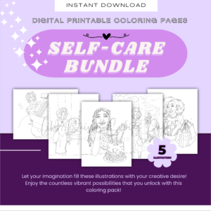 “Self-Care” Coloring Page Bundle