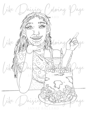 “Your Special Day!” Coloring Page