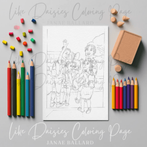 “Back to School” Coloring Page
