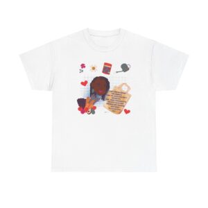 John 3:16 Black Animation Graphic Faith Tee — Art Flowers Harvest Tote Scripture T-Shirt