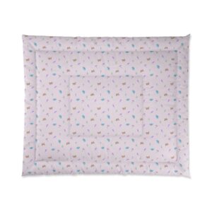 Bed Comforter - Charming "Spring is in the Air" Pattern 104"x88" Queen Comforter