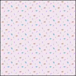 Cotton Fabric for Sewing & Crafts — "Spring is in the Air" Pattern