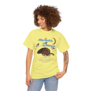 Psalm 23 "The Lord Is My Shepherd" – Bible Verse Cotton Tee, Scripture Apparel Inspirational Faith - Graphic T-Shirt