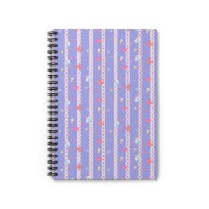 "A Girl's Summer" Lavendar Spiral Notebook – Ruled Line Journal for Ideas or Schoolwork